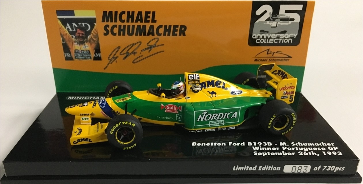 GPコレクションホビー館 ｜ 1/43 B193B TOBACCO-LOOK SCHUMACHER WON